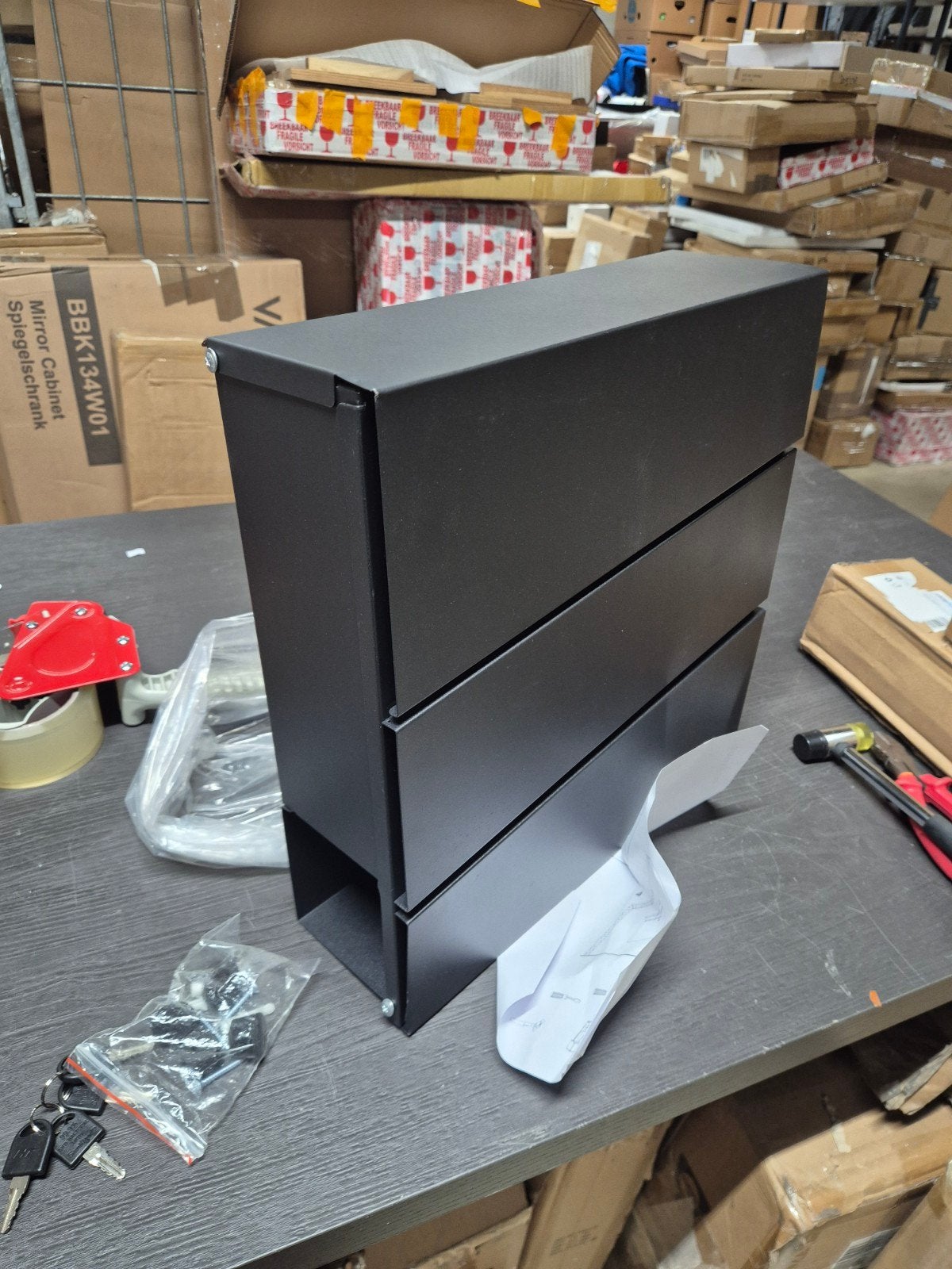 brievenbus nieuw kleine schade, Ophalen of Verzenden, Nieuw, Aluminium