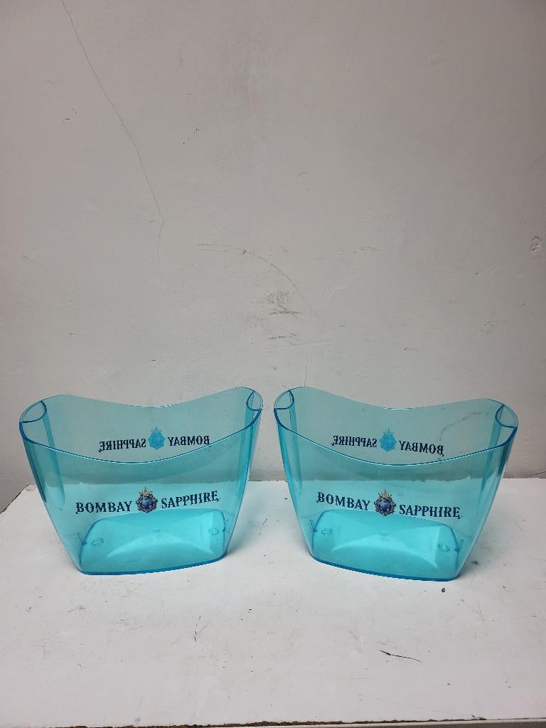 bombay sapphire XL ijsemmers (2 Stuks), Ophalen of Verzenden, Gebruikt, Gebruiksvoorwerp