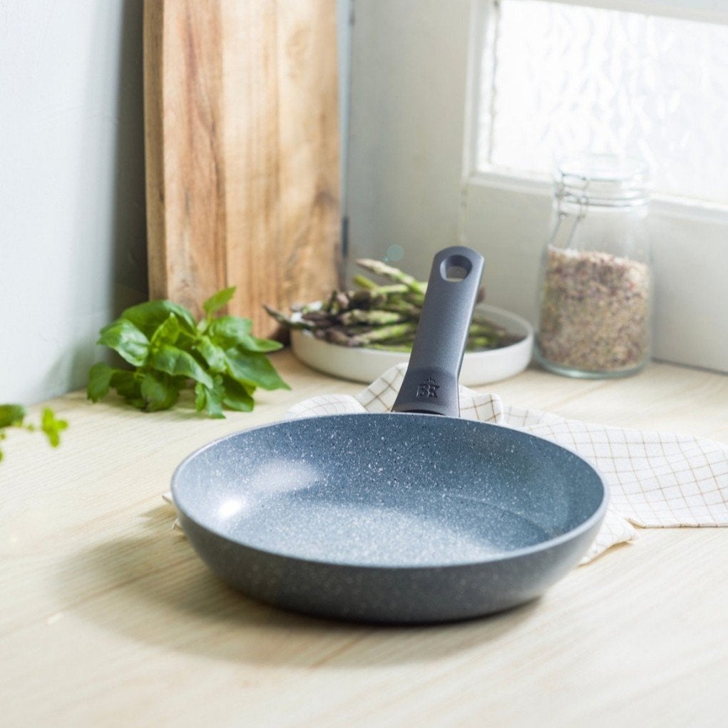 BK Blue Label Granite Koekenpan 24cm – PFAS-vrij, Ophalen, Koekenpan, BK, Nieuw