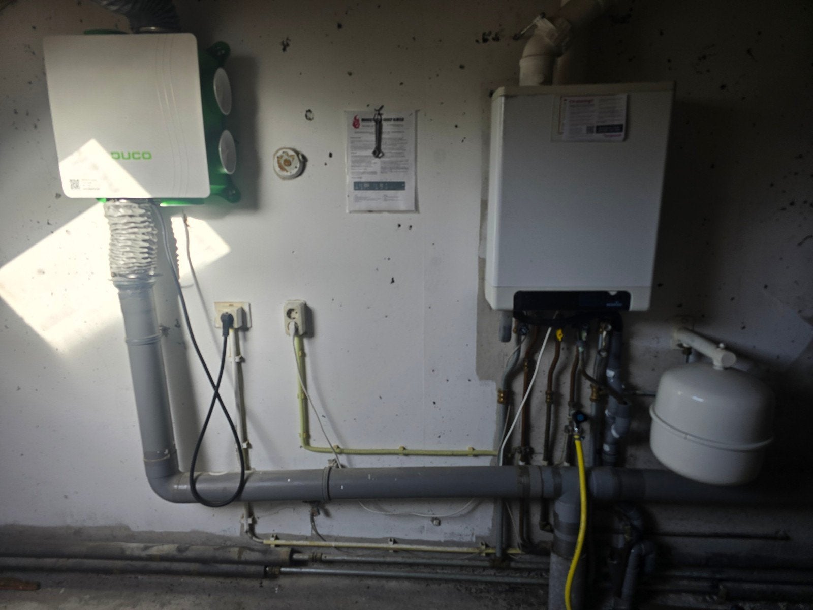 CV-ketel Intergas, Doe-het-zelf en Verbouw, Verwarming en Radiatoren, Ophalen, Cv-ketel of Combi-ketel, Zo goed als nieuw, 60 tot 150 cm