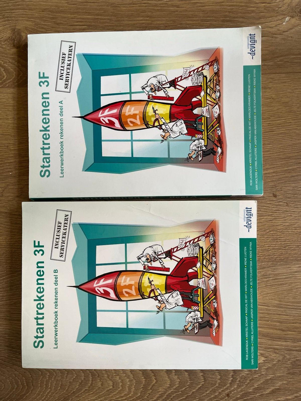 Startrekenen 3F Leerwerkboek deel A en B (inclusief servicek, Ophalen of Verzenden, Zo goed als nieuw, Overige niveaus, Overige vakken