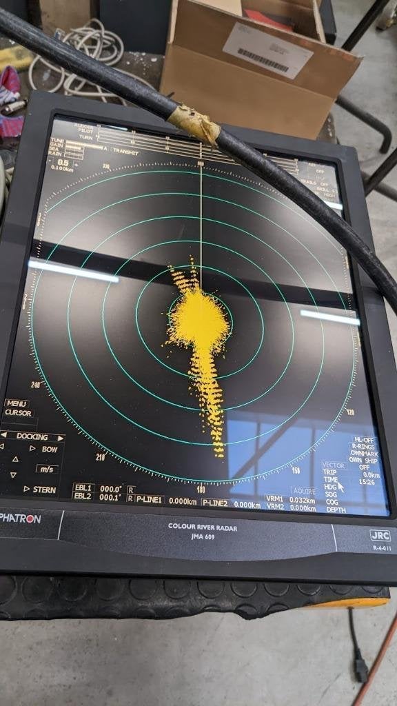 Alphatron JMA609 radar, weinig draaiuren, Watersport en Boten, Gebruikt, Info@vanslootengroep.nl, Ophalen of Verzenden, Alphatron