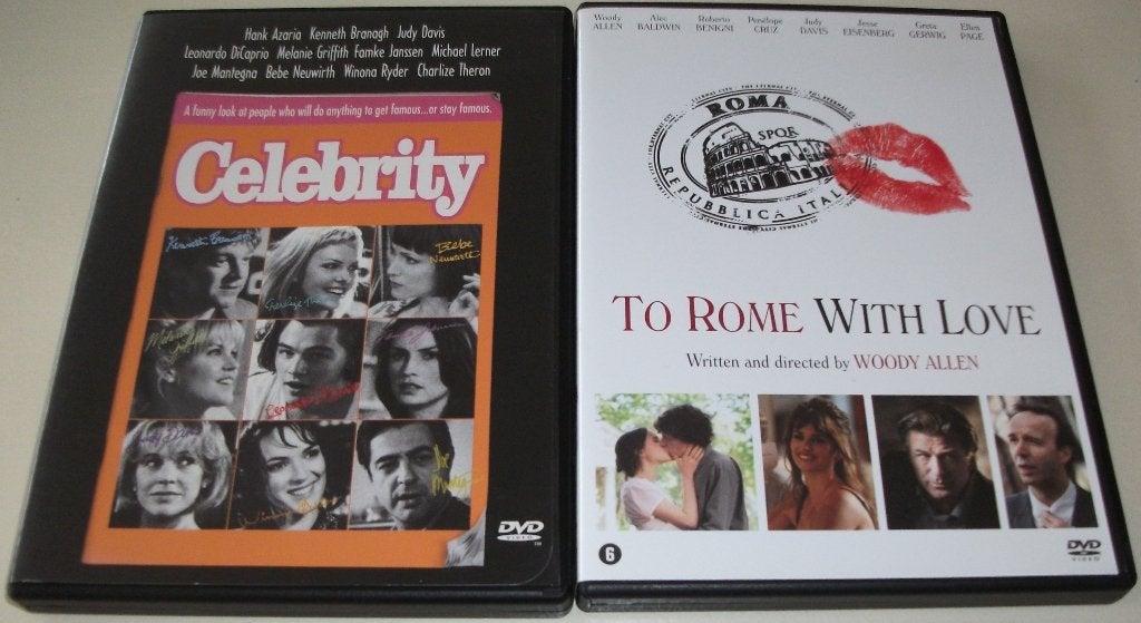 Dvd *** WOODY ALLEN *** 2 stuks, Cd's en Dvd's, Dvd's | Filmhuis, Vanaf 6 jaar, Ophalen of Verzenden, Zo goed als nieuw, Overige gebieden