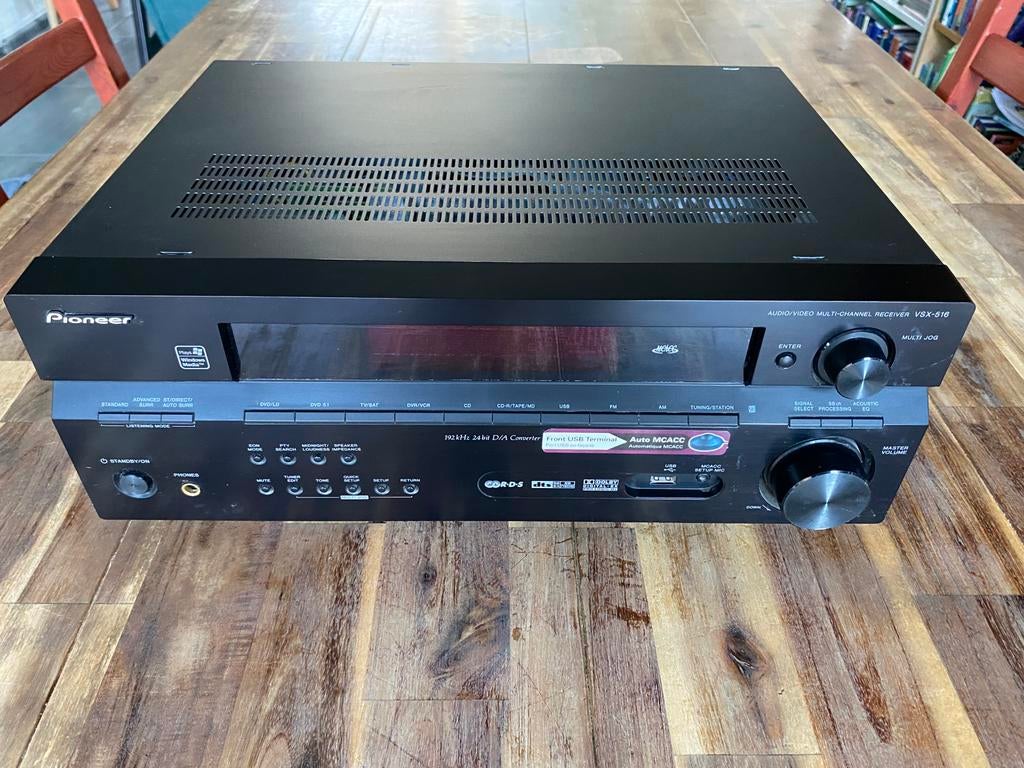 Pioneer VSX-516 AV-receiver, Ophalen, Zo goed als nieuw, 60 tot 120 watt, Pioneer