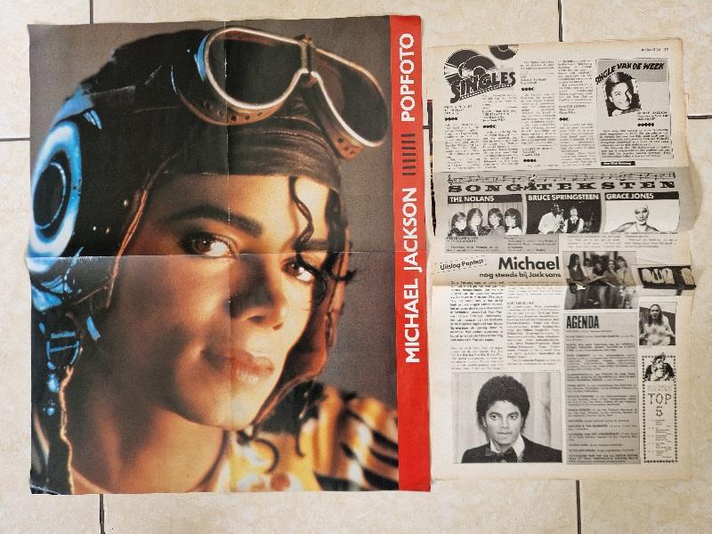 Michael Jackson poster/knipsels, Verzamelen, Ophalen of Verzenden, Zo goed als nieuw, Overige typen