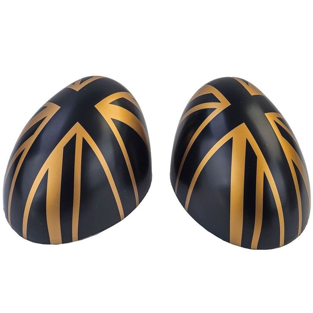 Spiegel Spiegelkappen Voor Mini F54 F55 F56 F57 Goud Zwart, Verzenden, Automotive Parts, A.parts@hotmail.nl, Trasmolenlaan 12 3447 GZ Woerden
