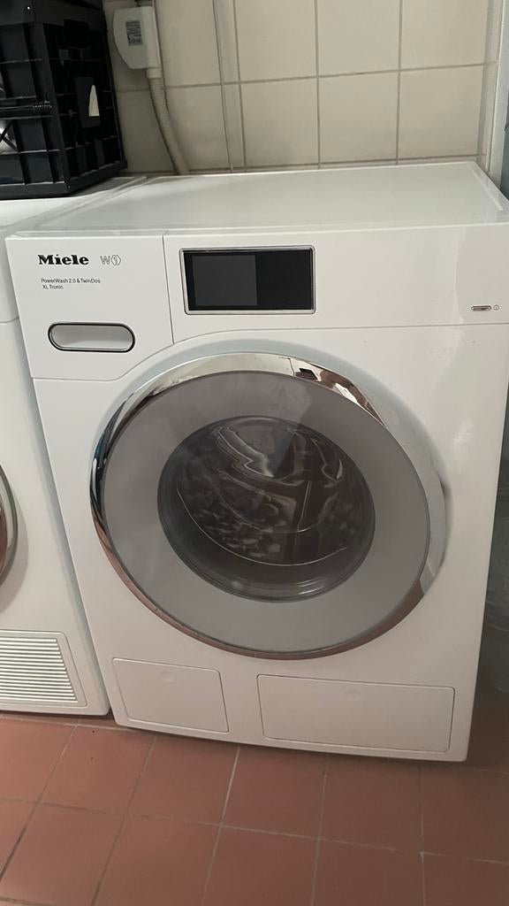 Miele W1 PowerWash 2.0 & TwinDos, 9 kg, 1.600 toeren, stoom, Witgoed en Apparatuur, Wasmachines, Ophalen, 1200 tot 1600 toeren