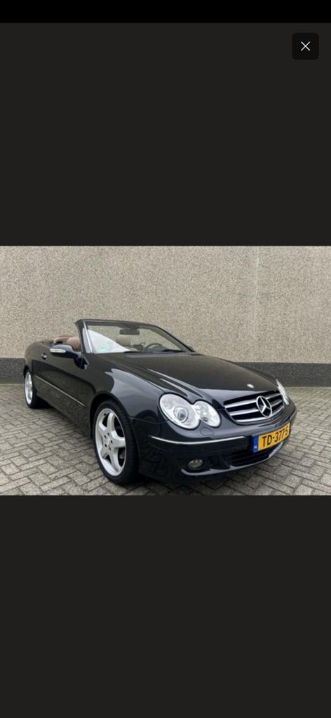 Mercedes-Benz CLK 3.0 Clk280 Cabriolet AUT 2007 Zwart, Automaat, Achterwielaandrijving, Cabriolet, 4 stoelen