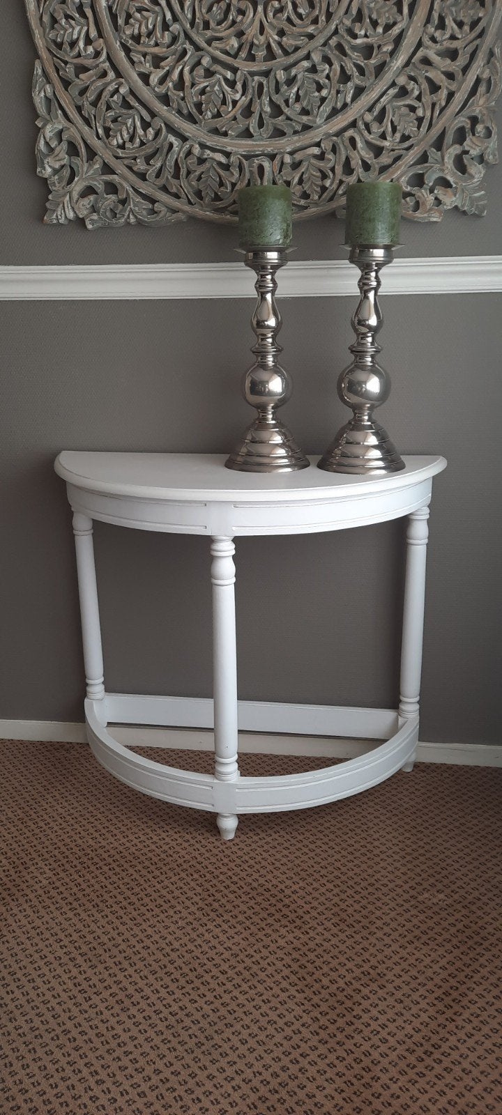 Sitetable, Huis en Inrichting, Tafels | Sidetables, Ophalen, Zo goed als nieuw, 25 tot 50 cm, Rechthoekig