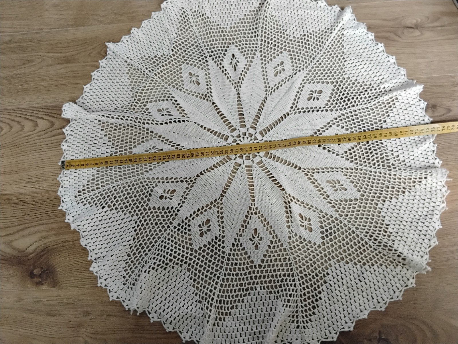 mooi gehaakte kleed, Antiek en Kunst, Ophalen of Verzenden