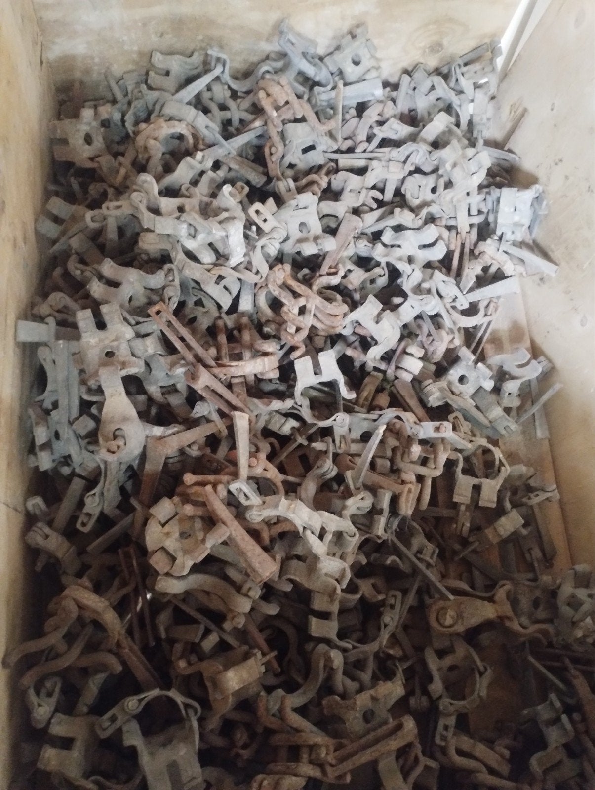 150* steiger kruiskoppeling maat 48 mm, Ophalen, Gebruikt
