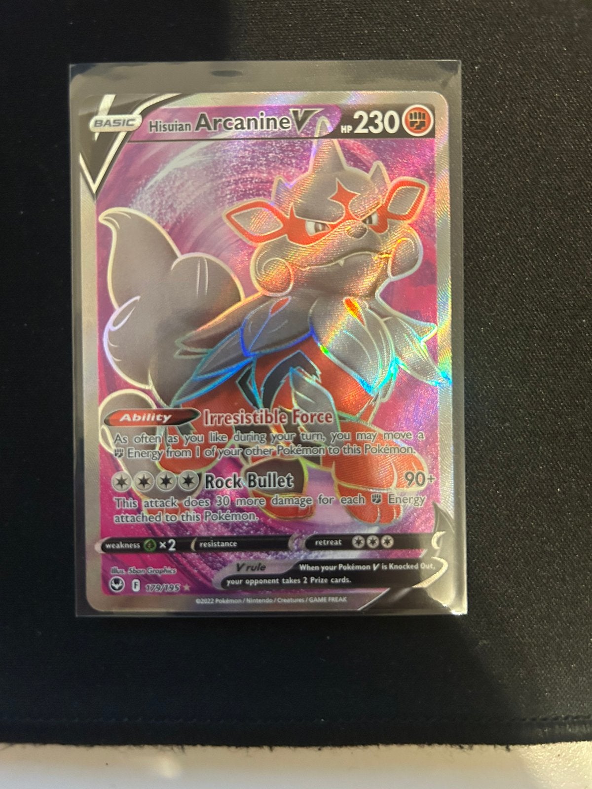 Hisuian Arcanine V 179/195, Ophalen of Verzenden, Zo goed als nieuw