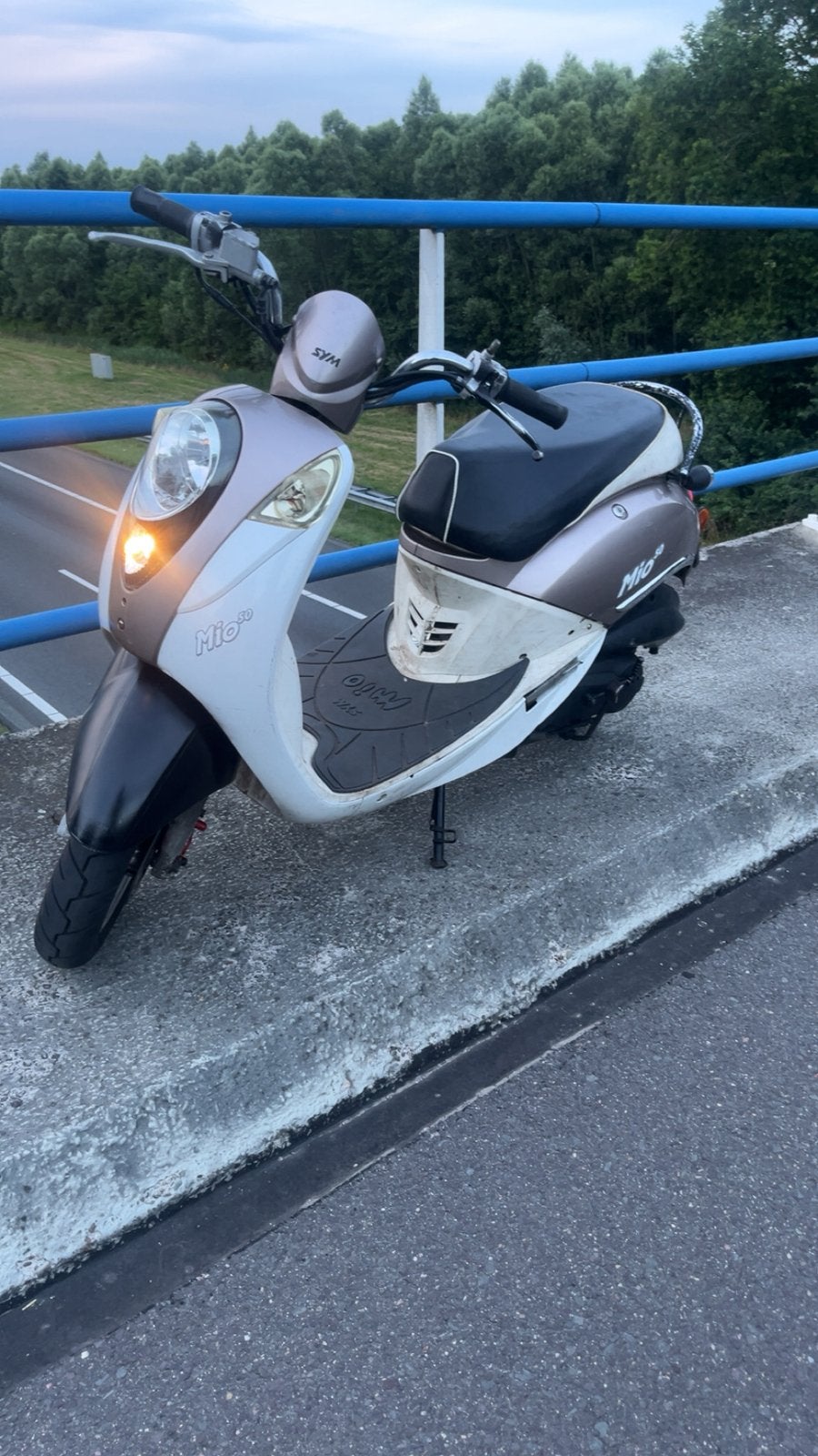 Sym mio 25km 2012 origineel, Zo goed als nieuw, Benzine, 50 cc, Maximaal 25 km/u