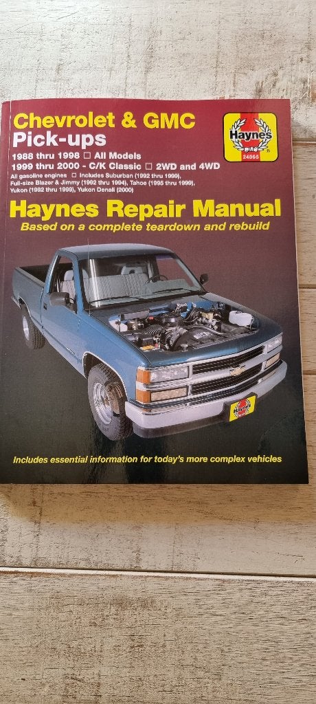 werkplaatshandboek Chevy & GMC 1988/2000, Ophalen of Verzenden