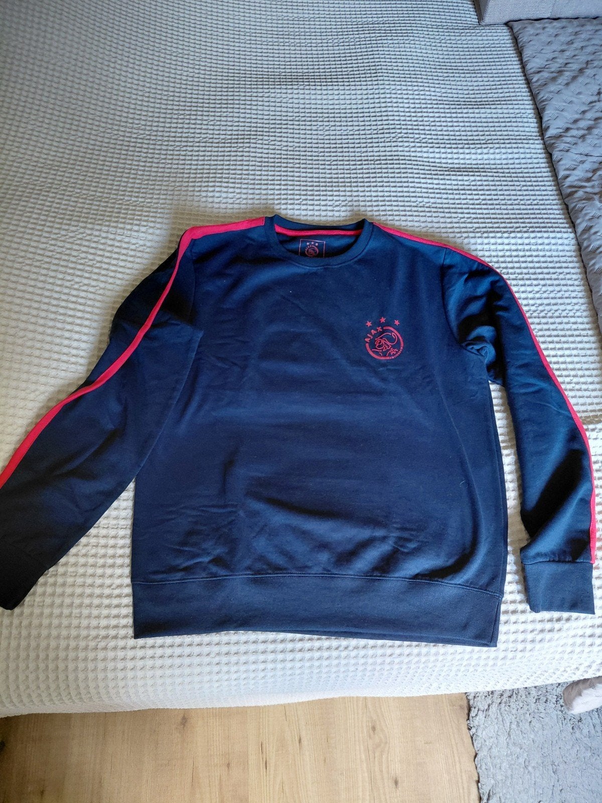 Ajax trui, Blauw, Maat 56/58 (XL), Ophalen of Verzenden, Zo goed als nieuw