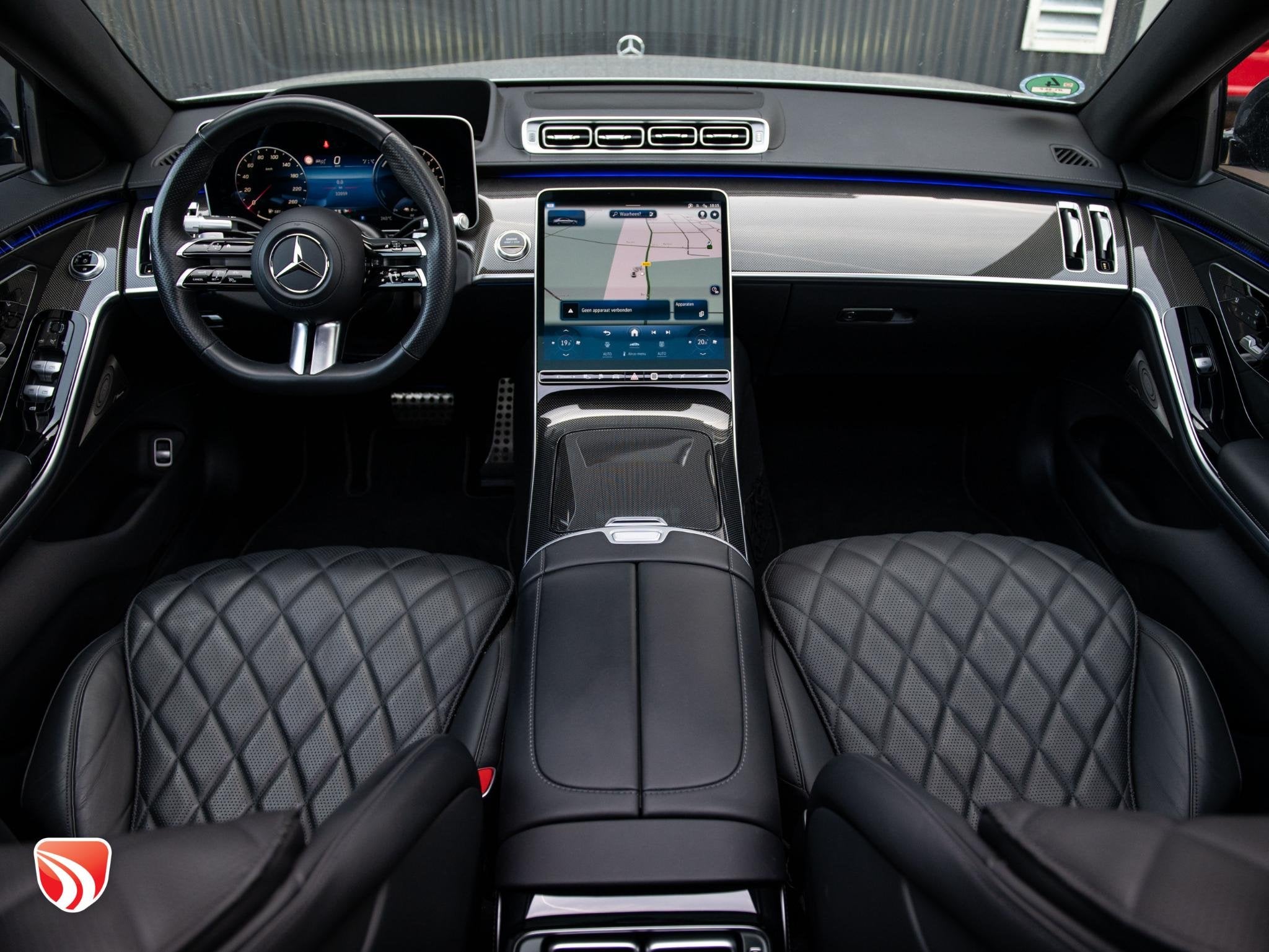 Mercedes S-klasse 580e Lang AMG Line | Night | Achterasbestu, Dealer onderhouden, Achterwielaandrijving, Gebruikt, Bedrijf