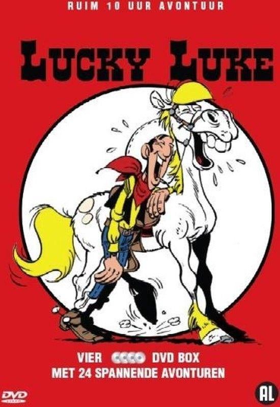Lucky Luke dvd box met 4 dvd's KRASVRIJE DVD'S, Alle leeftijden, Verzenden, Zo goed als nieuw, Amerikaans