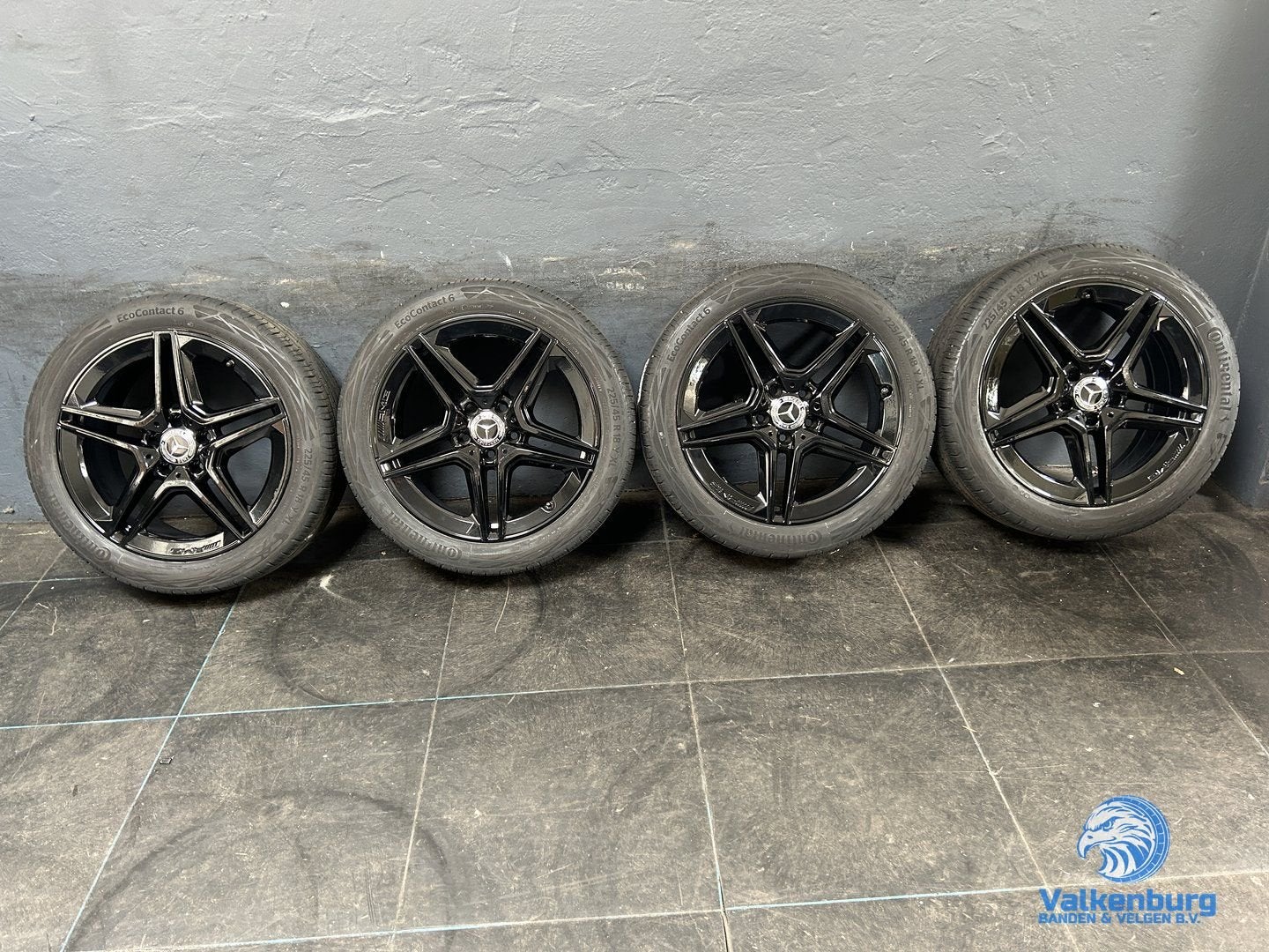 6-7mm! Originele Mercedes A B CLA Klasse W177 W247 C118 18 i, Auto-onderdelen, Banden en Velgen, 18 inch, Gebruikt, -, -