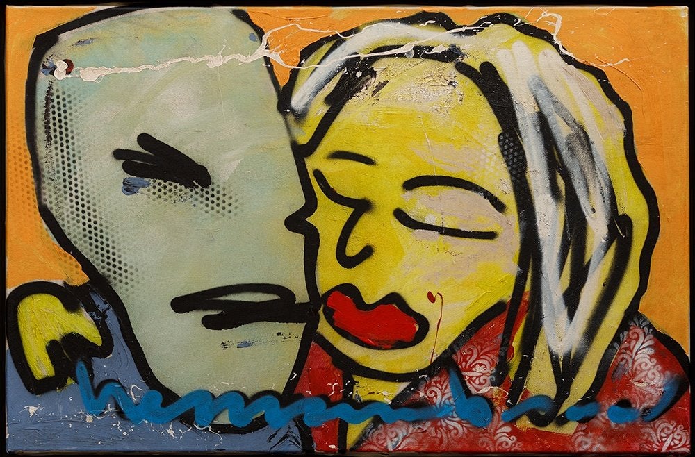 Herman Brood De omhelzing met de kus., Ophalen