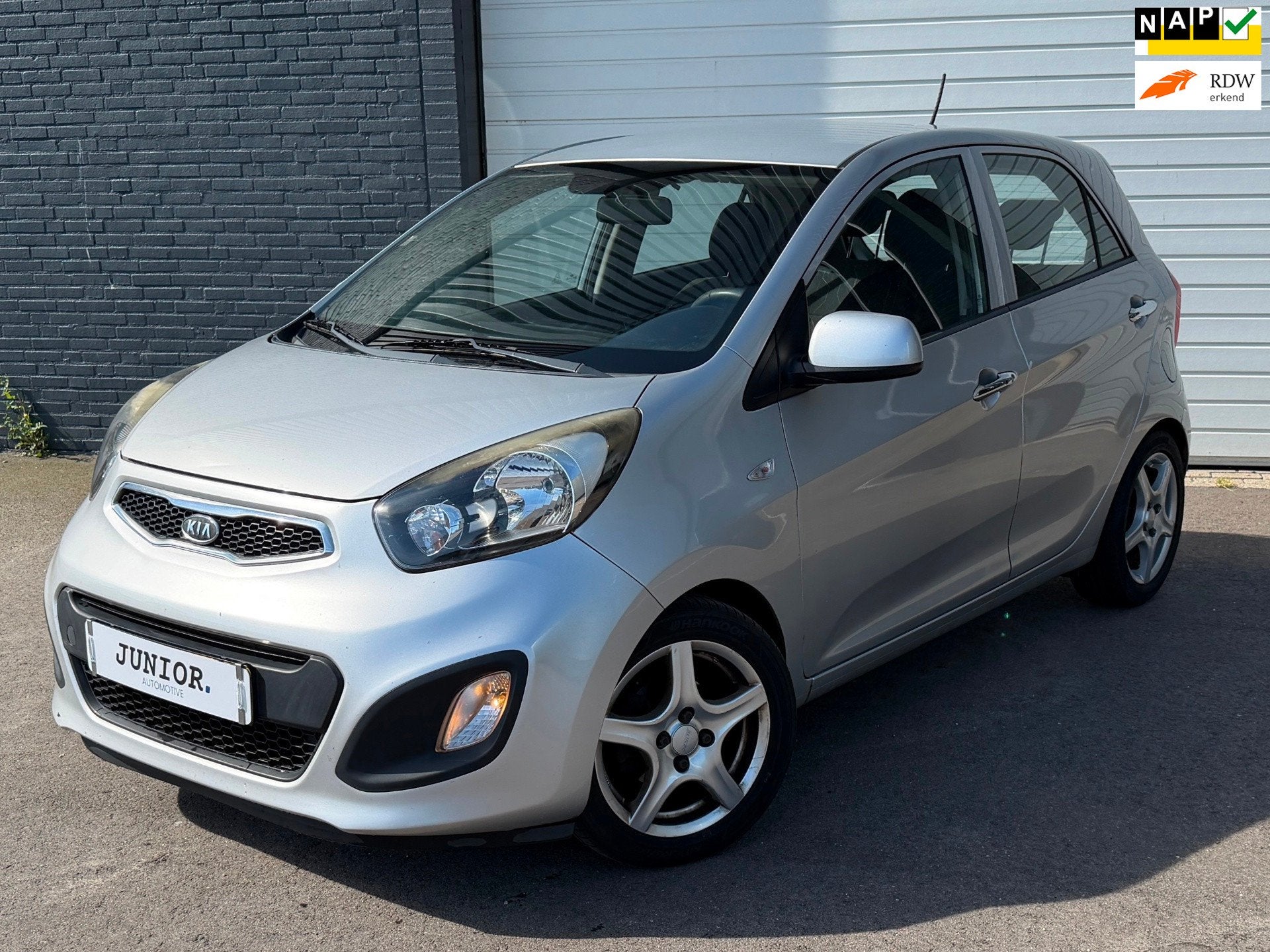 Kia Picanto 1.0 CVVT Comfort Pack CARPLAY/KEYLES/LMV/5DEURS, Auto's, Voorwielaandrijving, Euro 5, Stof, Gebruikt