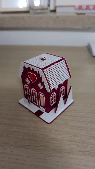 Kersthuisje, kersthuis bouwpakket, Ophalen of Verzenden, Nieuw