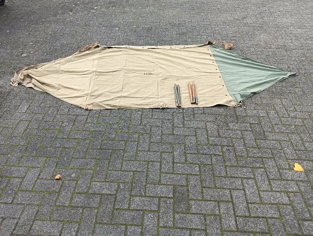 US pup tent 1942, Verzamelen, Verzenden, Landmacht, Amerika, Overige typen