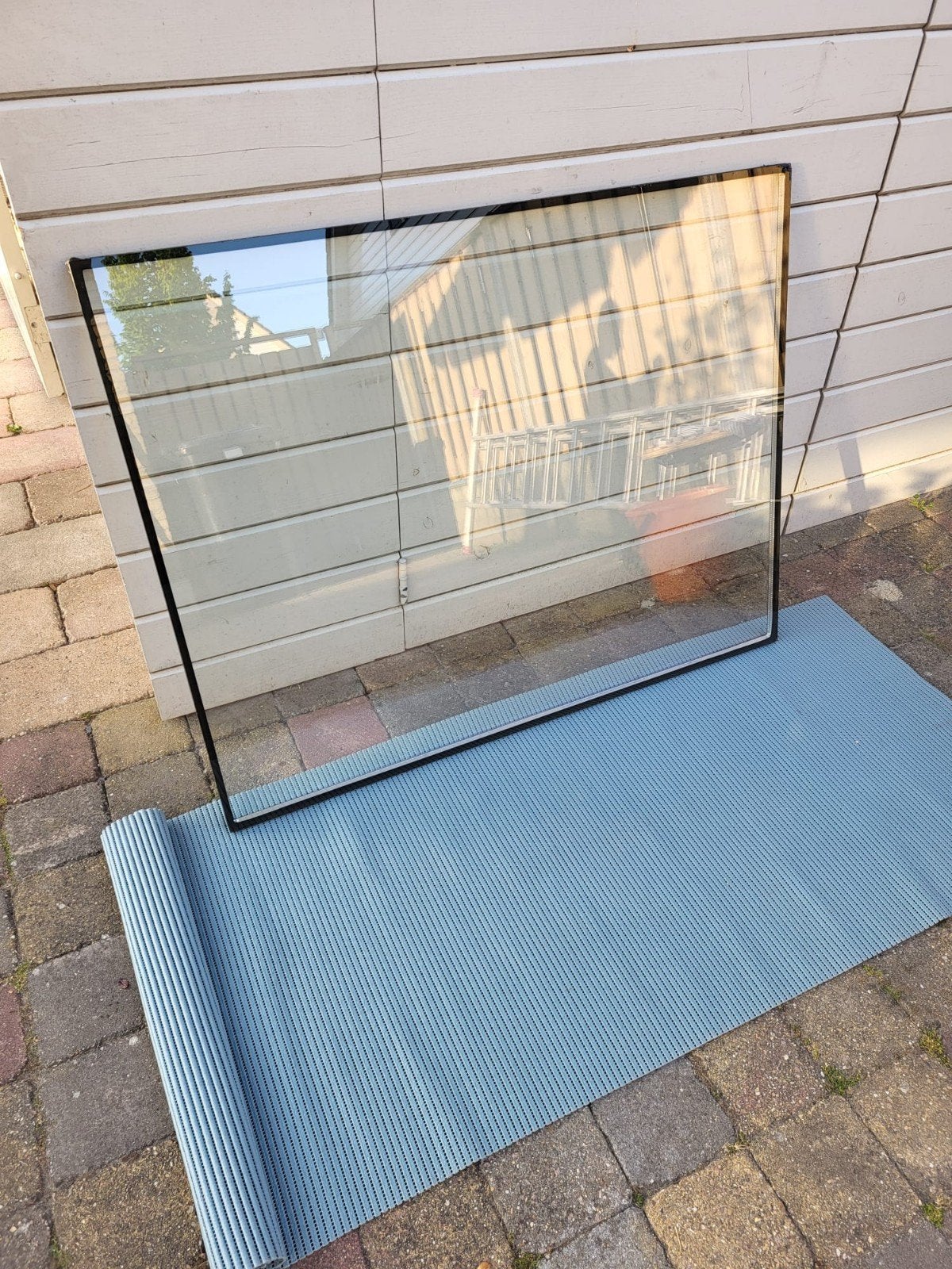 Glasplaat 106x83cm - Dubbelglas Thermobel, Doe-het-zelf en Verbouw, Glas en Ramen, Ophalen, 80 tot 120 cm, Nieuw, 160 cm of meer