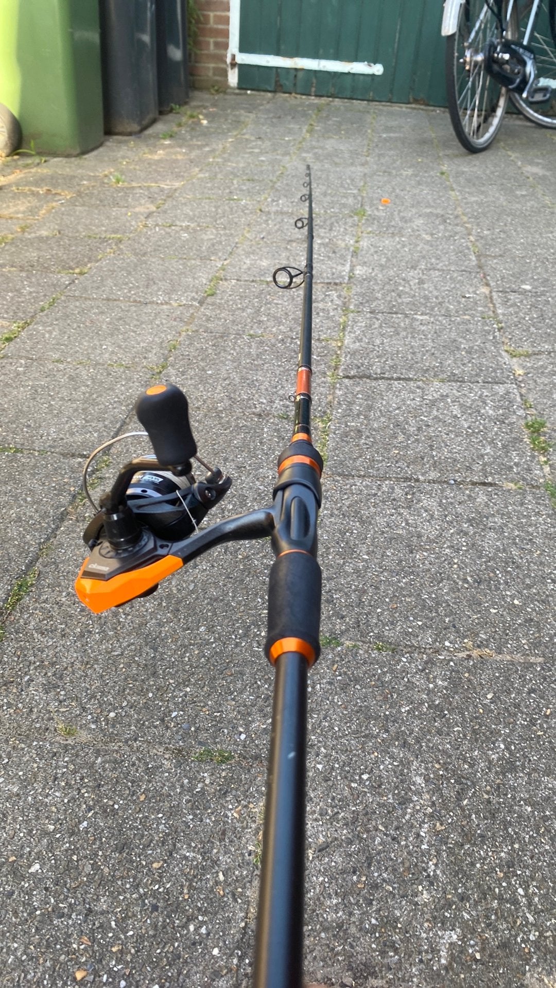 Spin hengel snoek, Watersport en Boten, Ophalen of Verzenden, Zo goed als nieuw, Werphengel