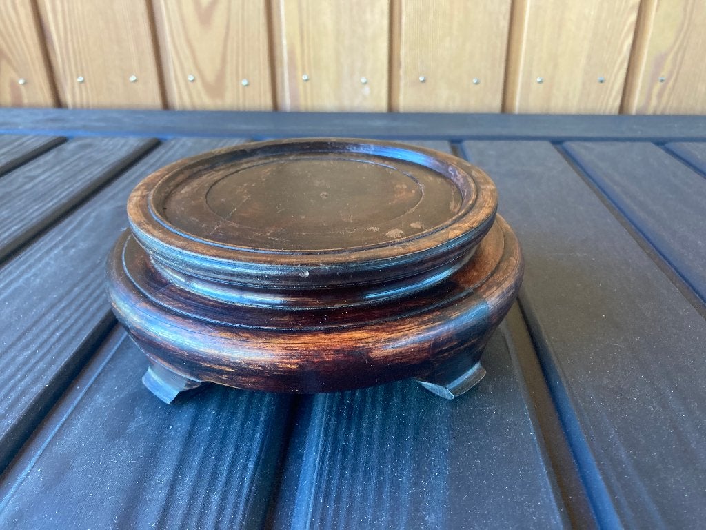 China Chinese solide voetstuk/stand voor vaas < 12 cm, Ophalen of Verzenden