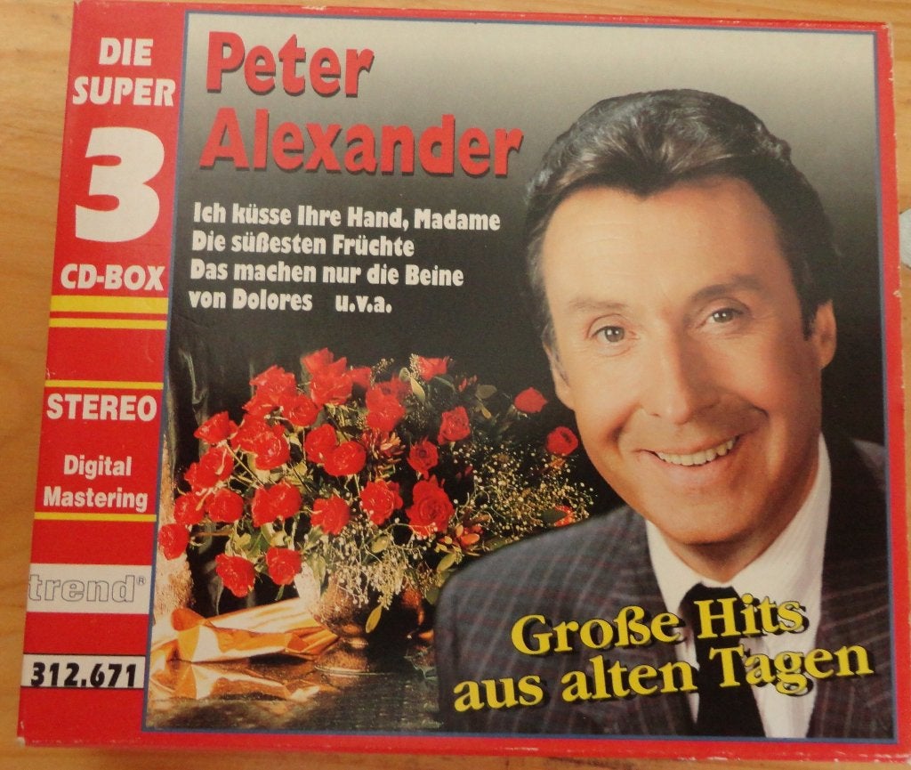 Peter Alexander -die super 3-box (3-CD's ), Cd's en Dvd's, Ophalen of Verzenden, Gebruikt