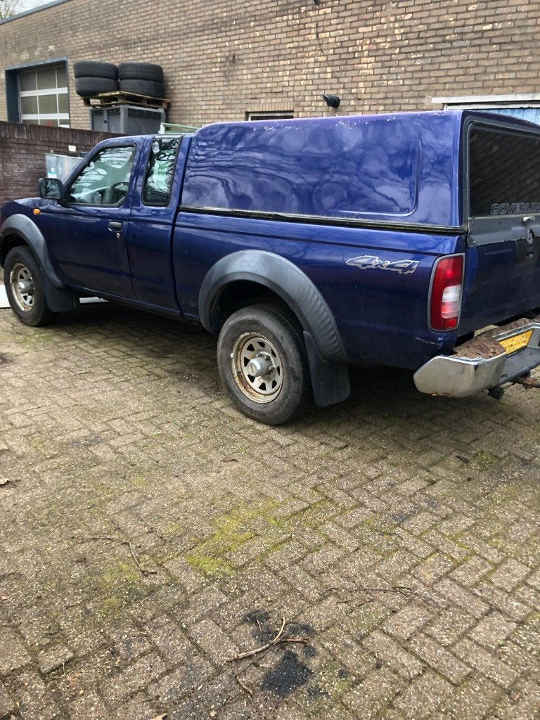 Nissan Pick-up 2.5 D King CAB 4WD 2003, Elektrische ramen, Stof, 4 cilinders, Blauw