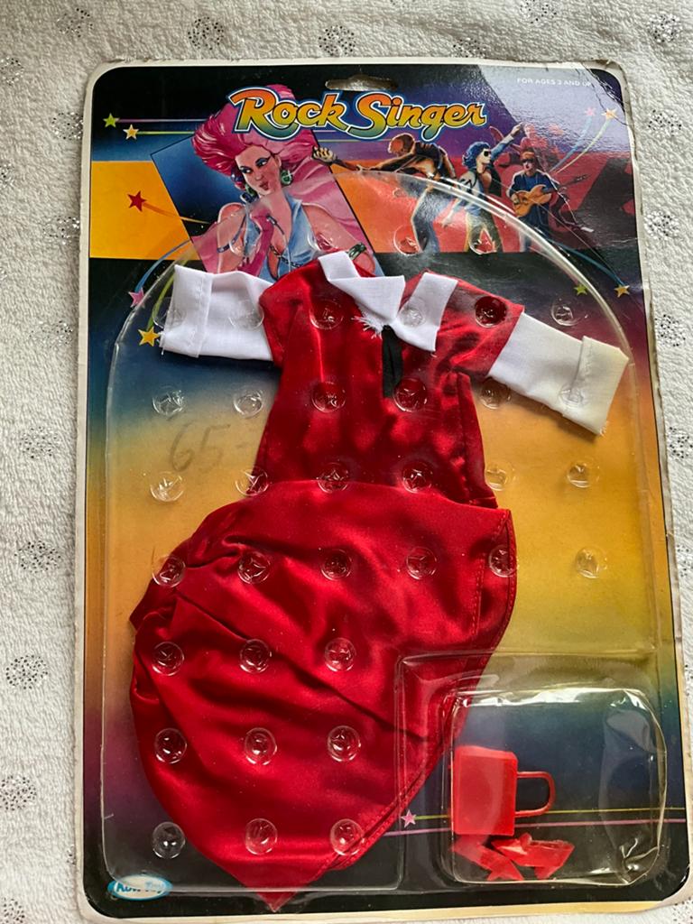 Vintage rock singer barbie outfit Western Germany nieuw, Verzamelen, Poppen, Ophalen of Verzenden, Nieuw