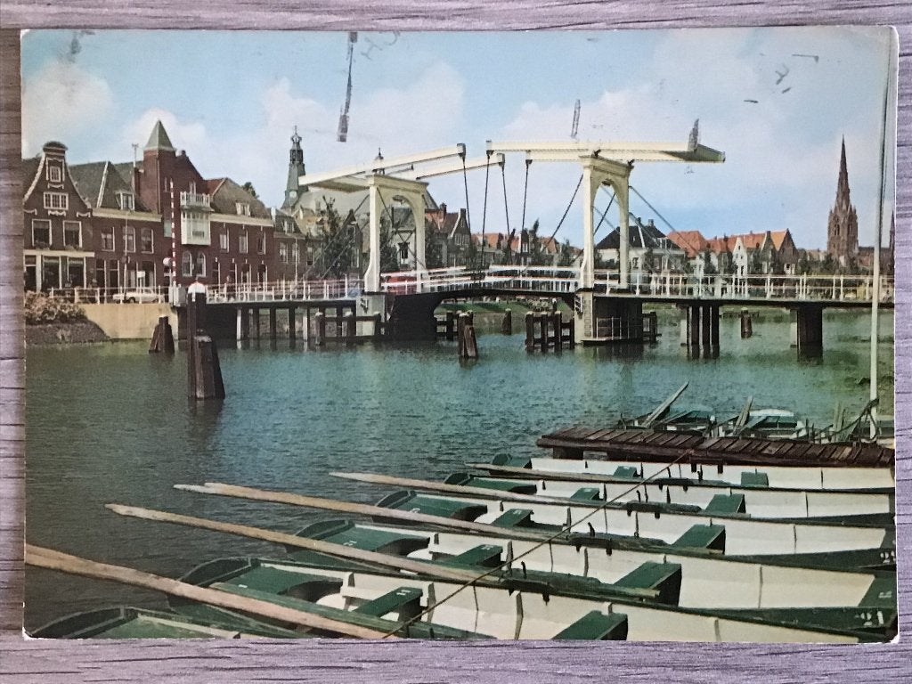 Weesp Gezicht op Vecht 1978, Ophalen of Verzenden, 1960 tot 1980, Gelopen, Utrecht