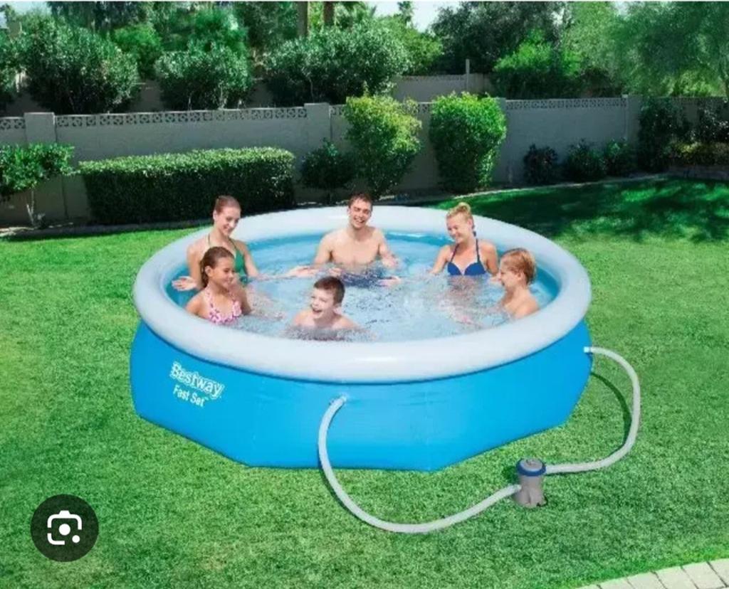 Rond zwembad 300cm, Tuin en Terras, Zwembaden, Ophalen, Minder dan 80 cm, Rond, 300 cm of meer