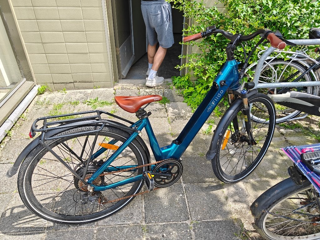 Elektrische fiets, Fietsen en Brommers, Elektrische fietsen, Gebruikt, Minder dan 47 cm, 50 km per accu of meer, Ophalen