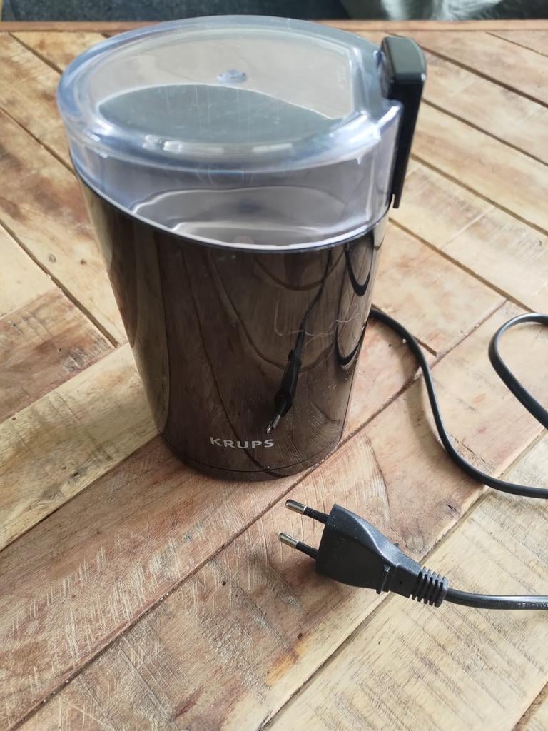 Krups elektrische koffieboonmaler, Ophalen of Verzenden, Gebruikt