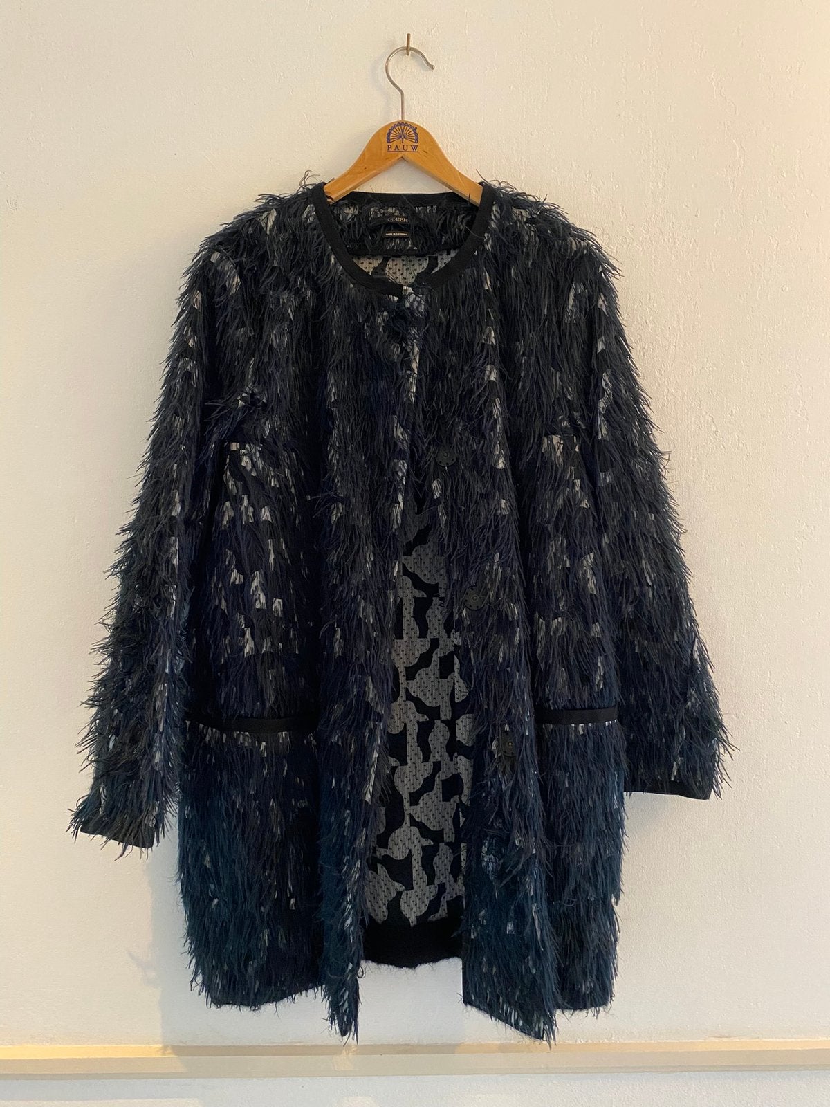 Odeeh damesjas, Maat 38/40 (M), Blauw, Ophalen of Verzenden, Zo goed als nieuw
