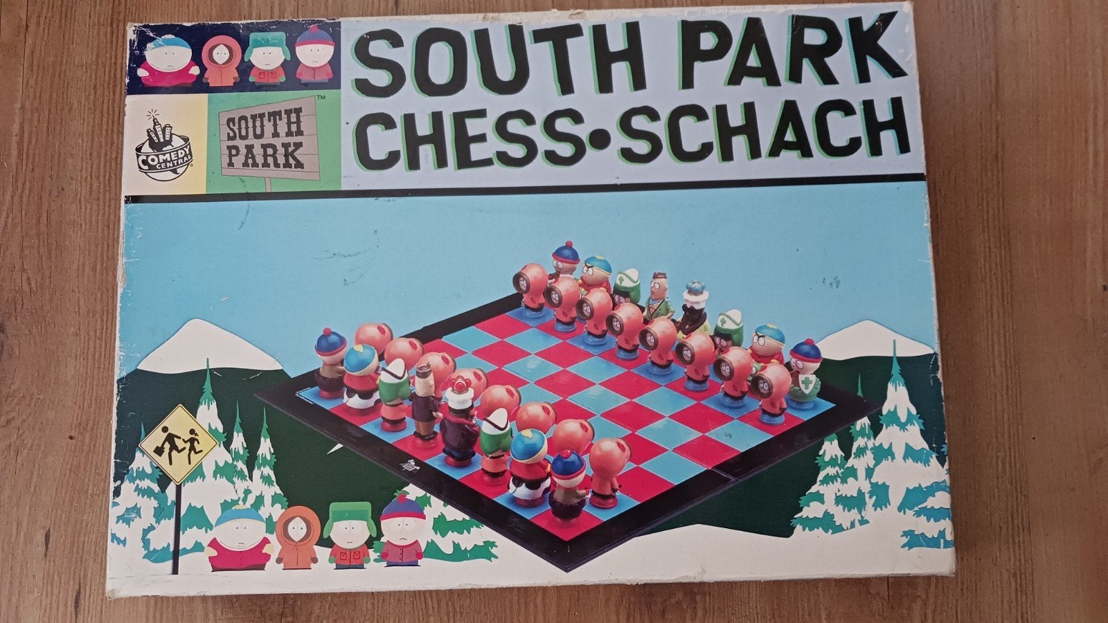 South Park Schaakspel - Uniek verzamelobject!, Hobby en Vrije tijd, Gezelschapsspellen | Bordspellen, Een of twee spelers, Ophalen