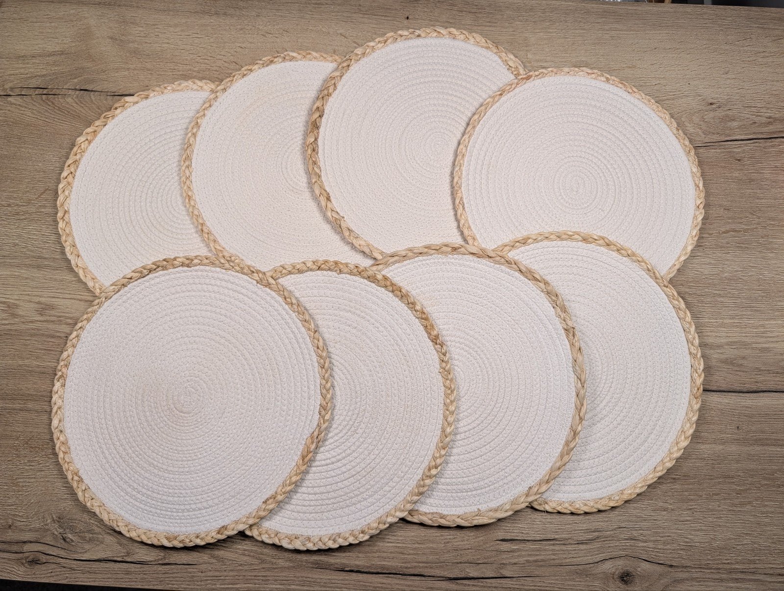 Mooie placemats 38cm – 8st., Ophalen of Verzenden, Zo goed als nieuw