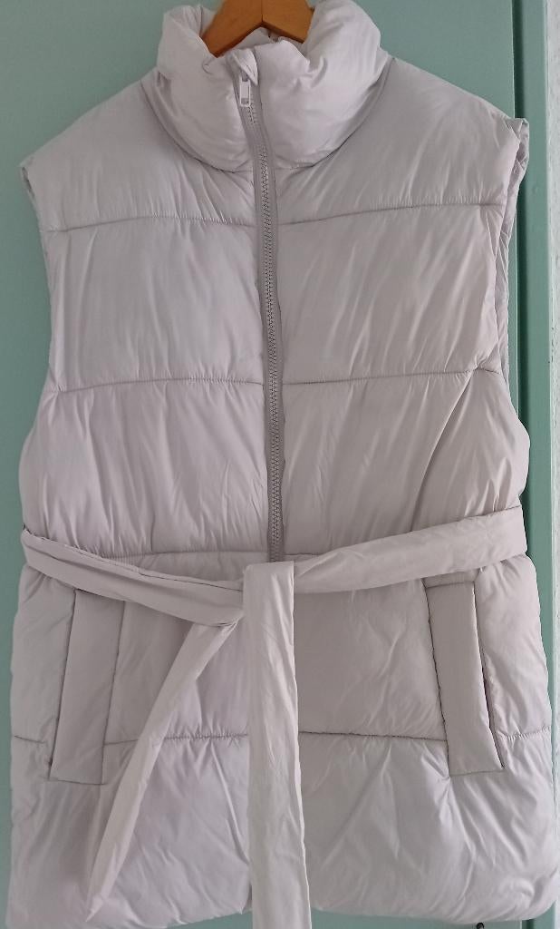 Dames bodywarmer beige .Maat S, Maat 38/40 (M), H&M, Beige, Nieuw