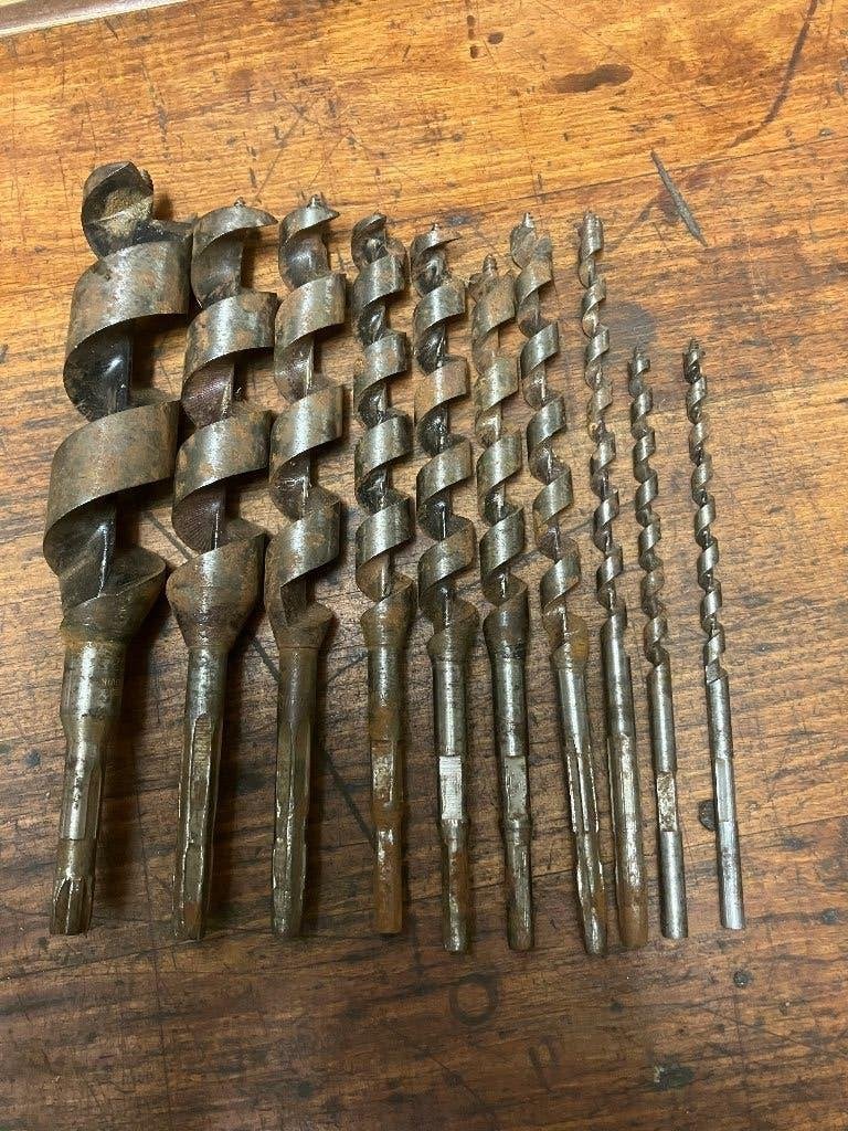 Set Sandvik+Japanse boren voor hout, Ophalen of Verzenden