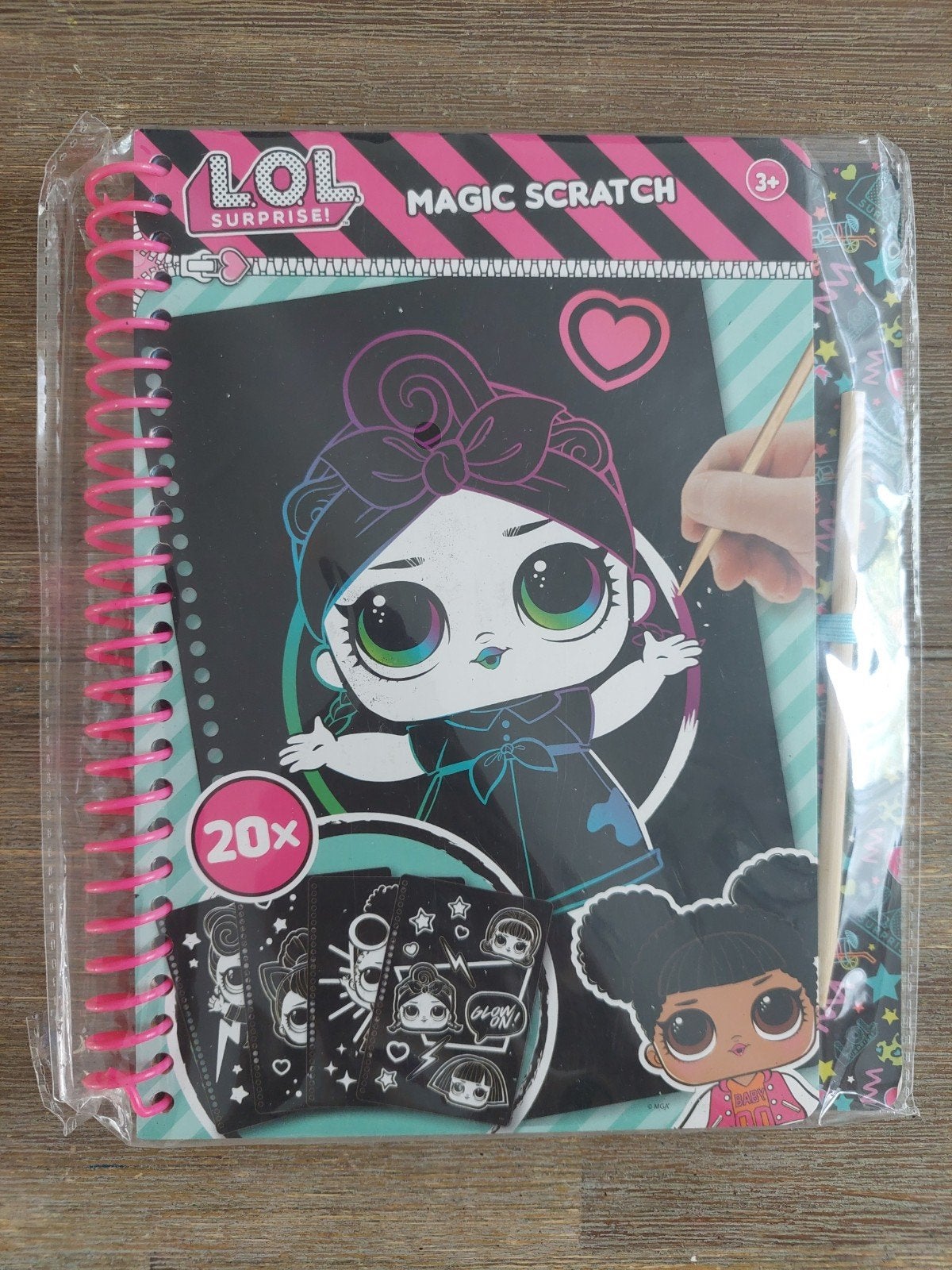 Lol.Surprise Magic Scratch Book Boek, Verzenden, Nieuw, Knutselset, Overige merken