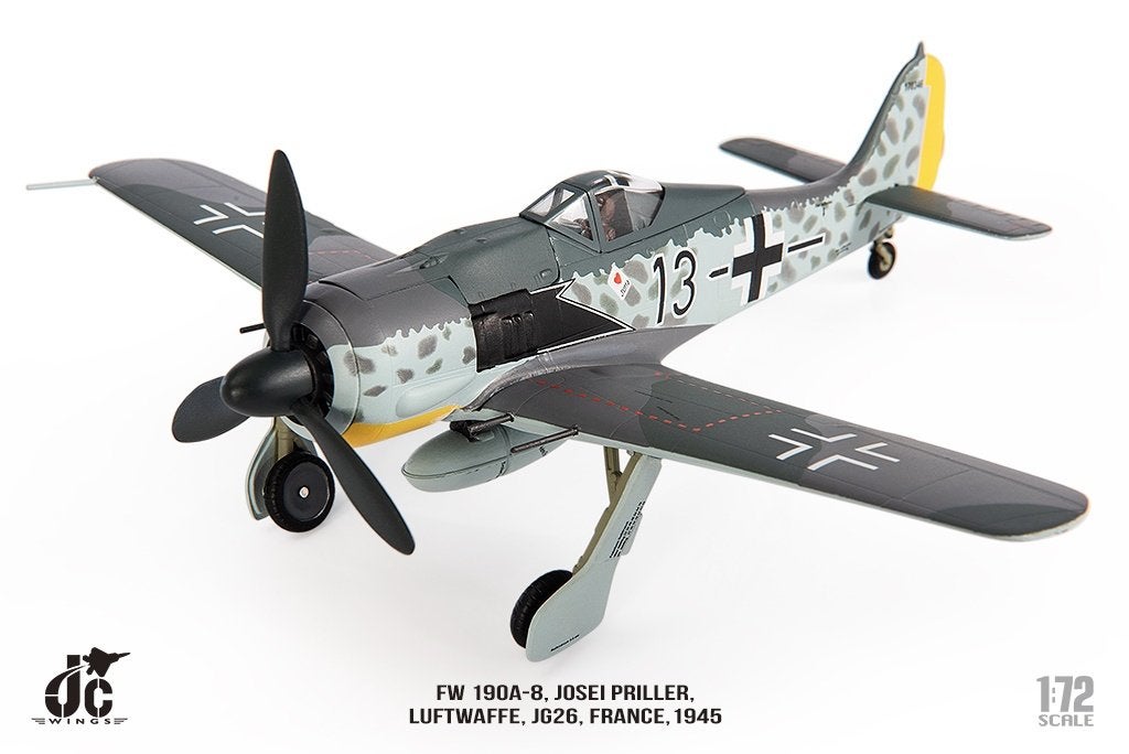 Focke-Wulf FW 190A-8 Major Josef Pips Priller 1945 JC Wings, Verzenden, Nieuw, Military-Models VJ Mendelssohnstraße 29 info@military-models-vj.de