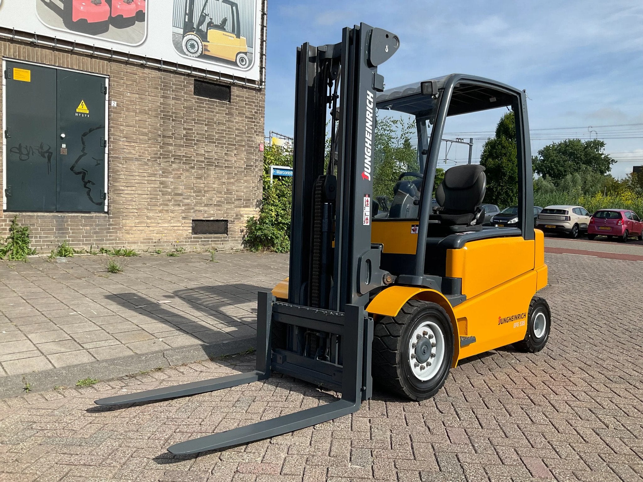Jungheinrich EFG535 3500KG 5.50METER HEFTRUCK, 3000 tot 4000 kg, Jungheinrich, Heftruck, Marconistraat 2
3133KL  Vlaardingen, NL