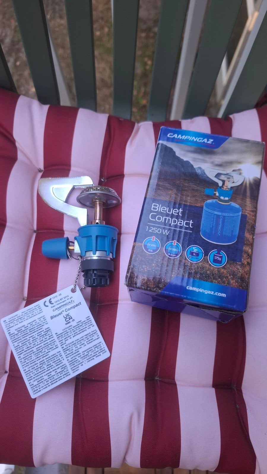 Campingaz Bleuet Compact 1250 W Camping Kooktoestel, Caravans en Kamperen, Ophalen of Verzenden, Nieuw