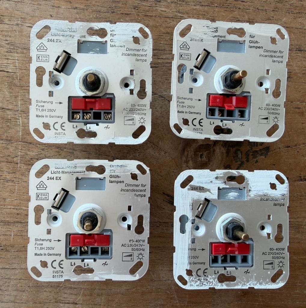Jung 244ex dimmer 3 stuk, Ophalen of Verzenden, Zo goed als nieuw, Schakelaar