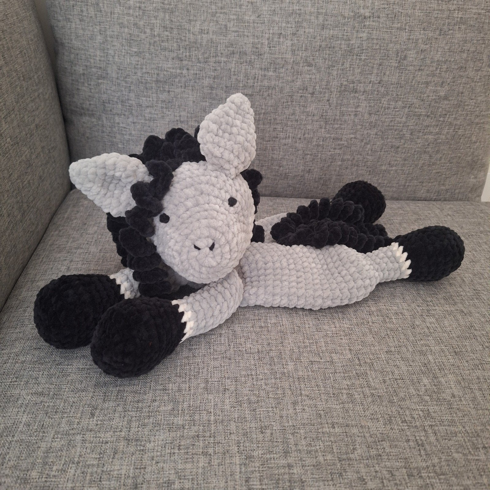 Knuffeldoek - Paard, Paard, Overige merken, Overige karakters, Grijs