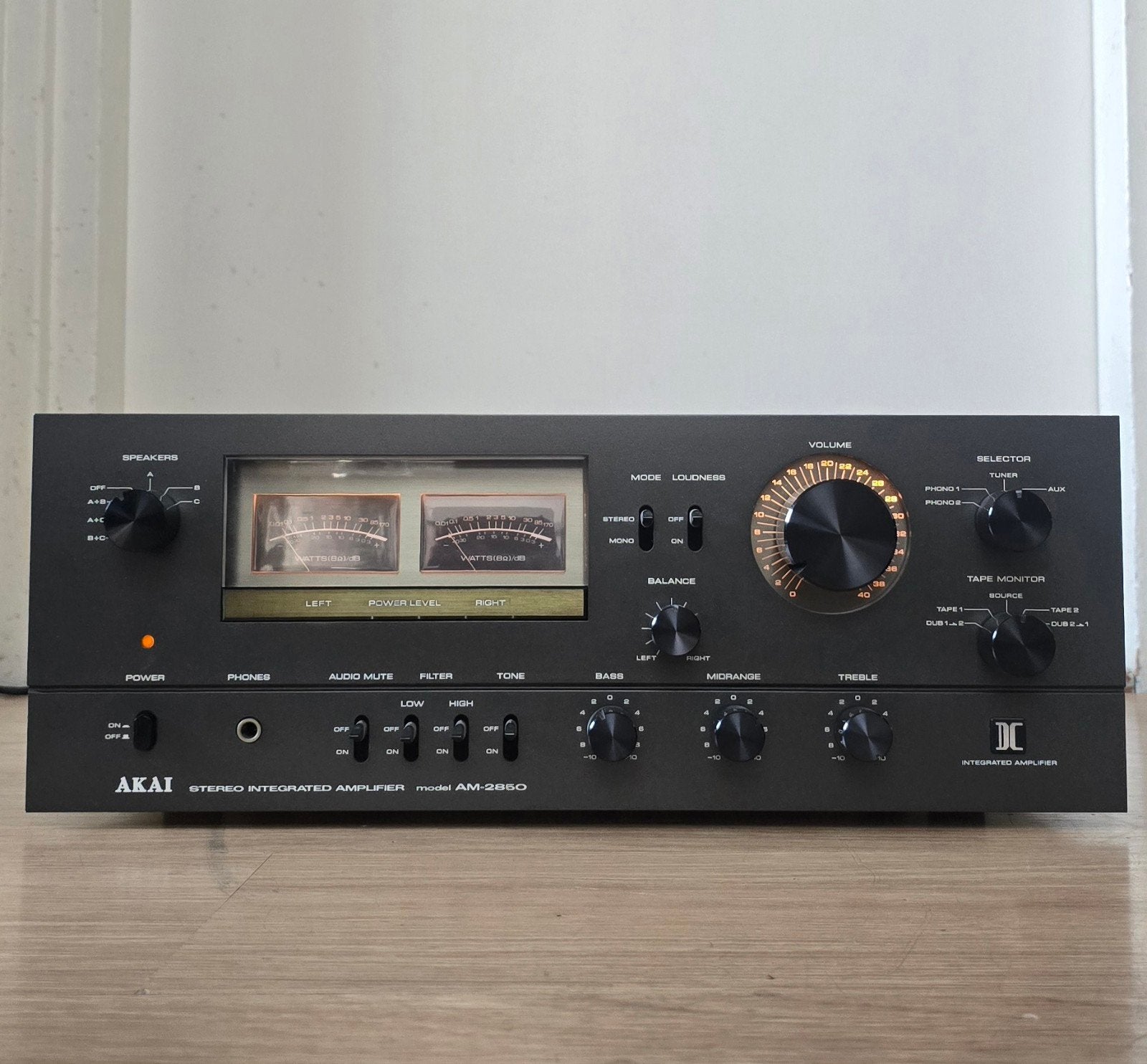 AKAI AM-2850 Stereo Geïntegreerde Versterker, Overige merken, Gebruikt, Ophalen of Verzenden, 60 tot 120 watt