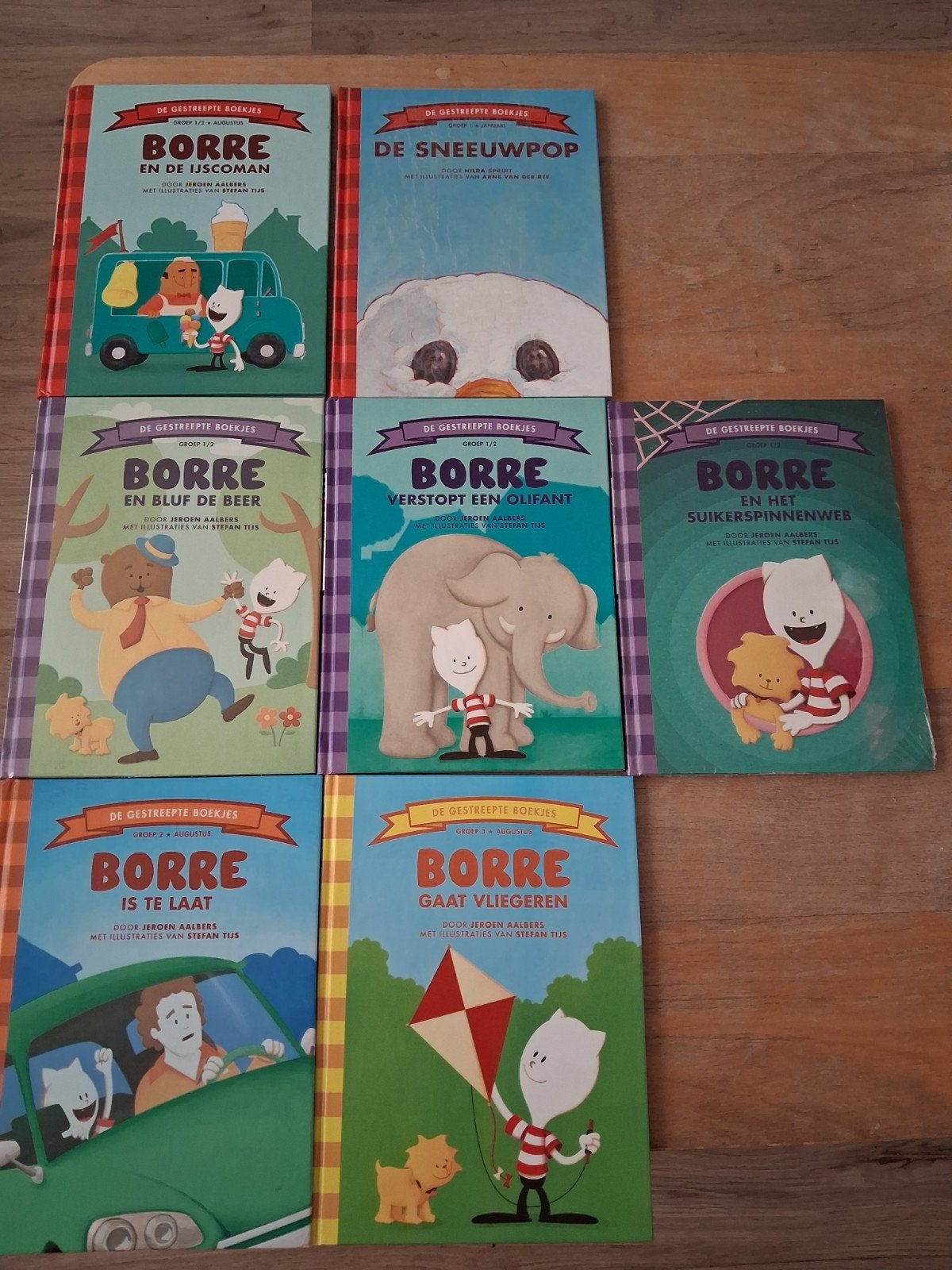 Borre leesboekjes - Set van 7 diverse titels, Boeken, Gelezen, Fictie algemeen, Jongen of Meisje, Ophalen of Verzenden