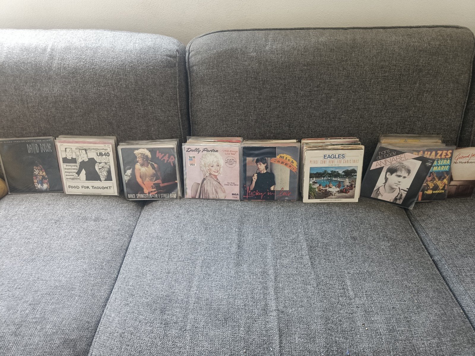 190 vinyl singles goede staat 2,00 ps/gehele collectie 95,-, Cd's en Dvd's, Ophalen, Gebruikt, 7 inch, Pop